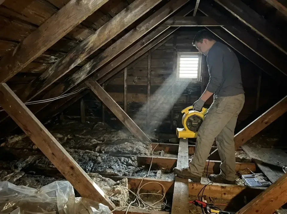 attic-water-damage-drying-proc-007 — frequently asked questions, Emergency Water Extraction & 24/7 Flood Response in Littlef…